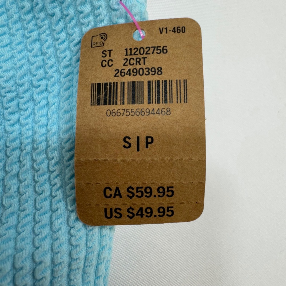 NEW PINK Victoria's Secret One Piece Swimsuit Women S Blue Cutout One Shoulder - Picture 6 of 15